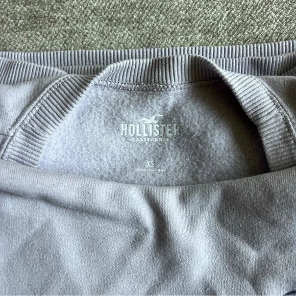 Hollister Lavender California Racquet Club Crewneck Sweatshirt - Picture 5 of 5
